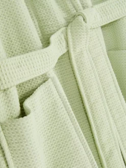 Szlafrok o waflowej fakturze