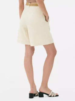 Szorty bermudy z paskiem