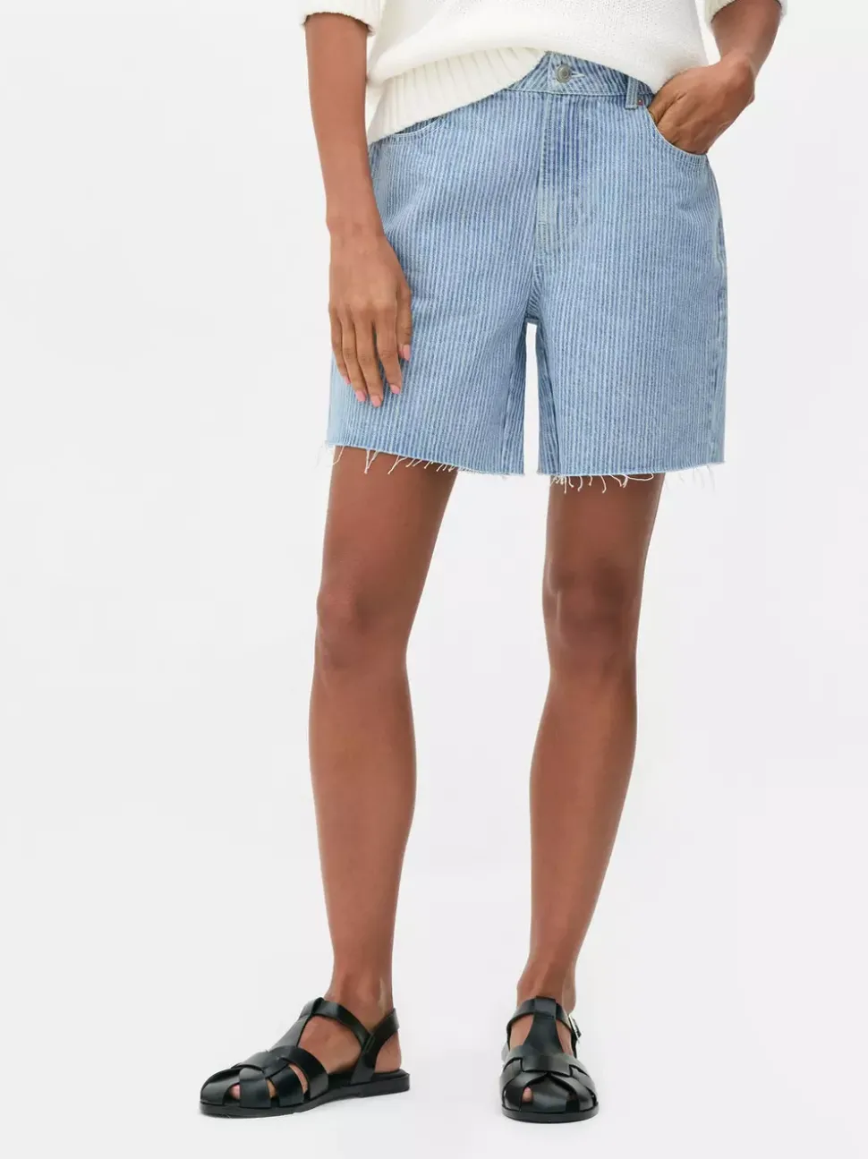 Szorty jeansowe boyfriend