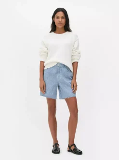 Szorty jeansowe boyfriend