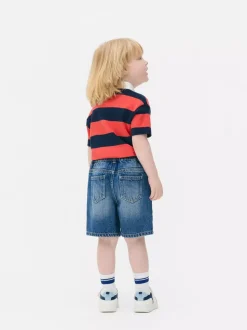 Szorty jeansowe z elastyczną talią