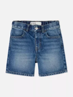 Szorty jeansowe z elastyczną talią