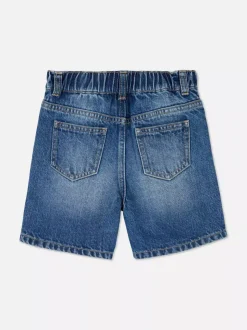 Szorty jeansowe z elastyczną talią