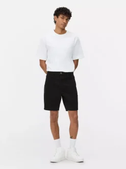 Szorty jeansowe z prostą nogawką