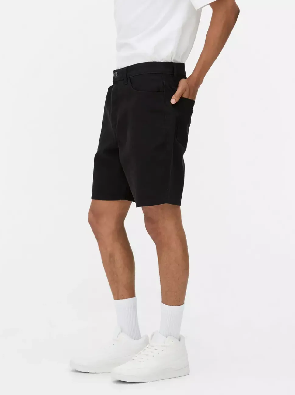 Szorty jeansowe z prostą nogawką