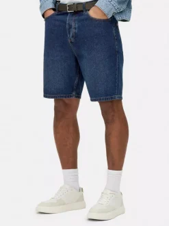 Szorty jeansowe z prostą nogawką