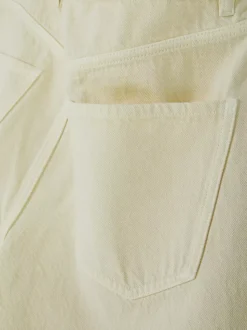 Szorty jeansowe z wiązaniem z przodu