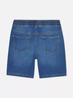 Szorty jeansowe ze sznurkiem