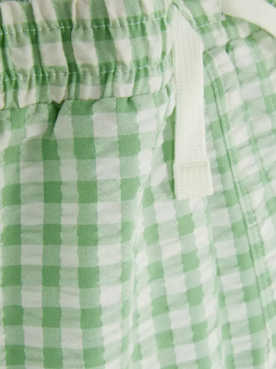 Szorty kąpielowe w kratkę vichy