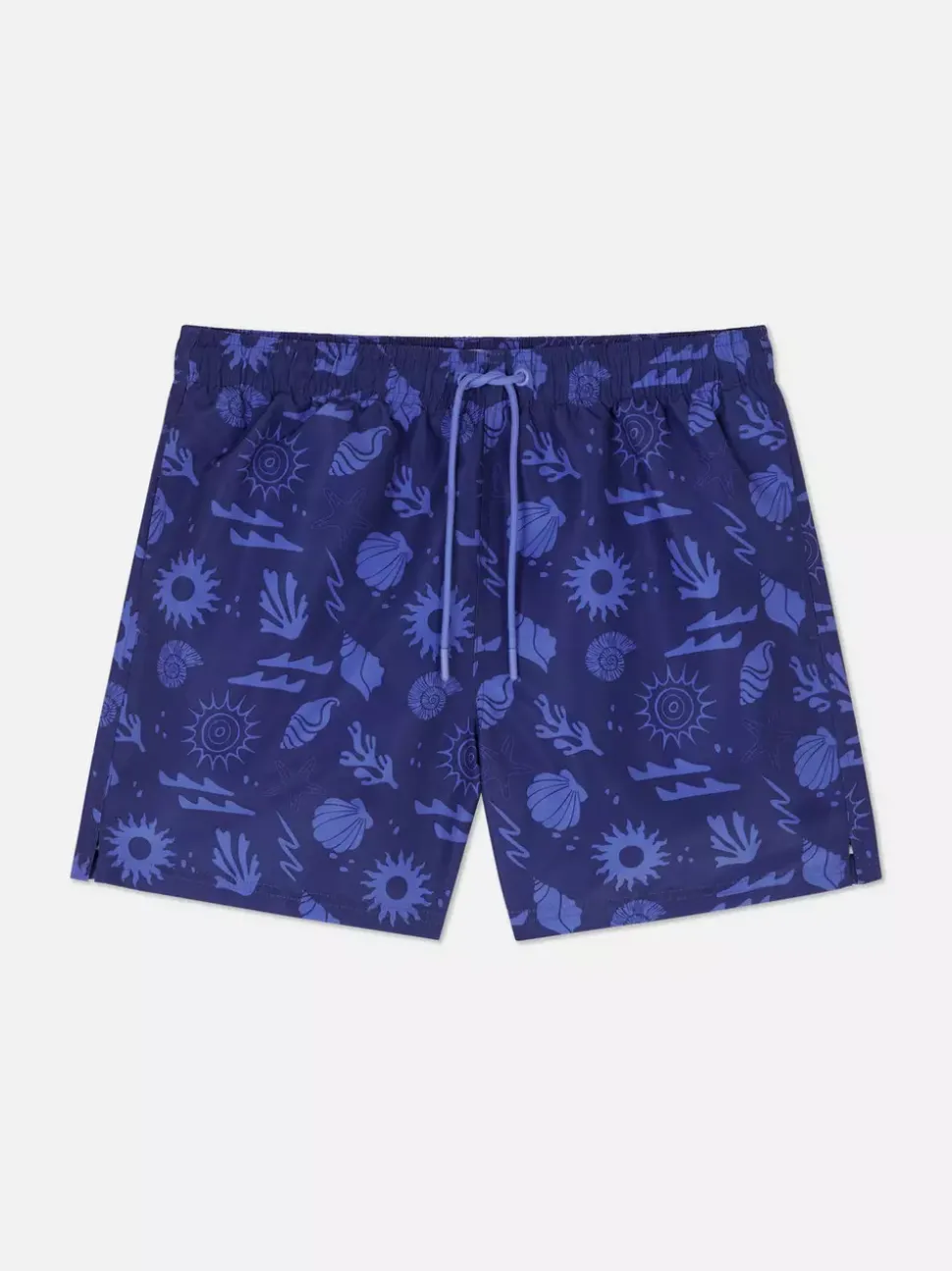 Szorty kąpielowe z abstrakcyjnym wzorem