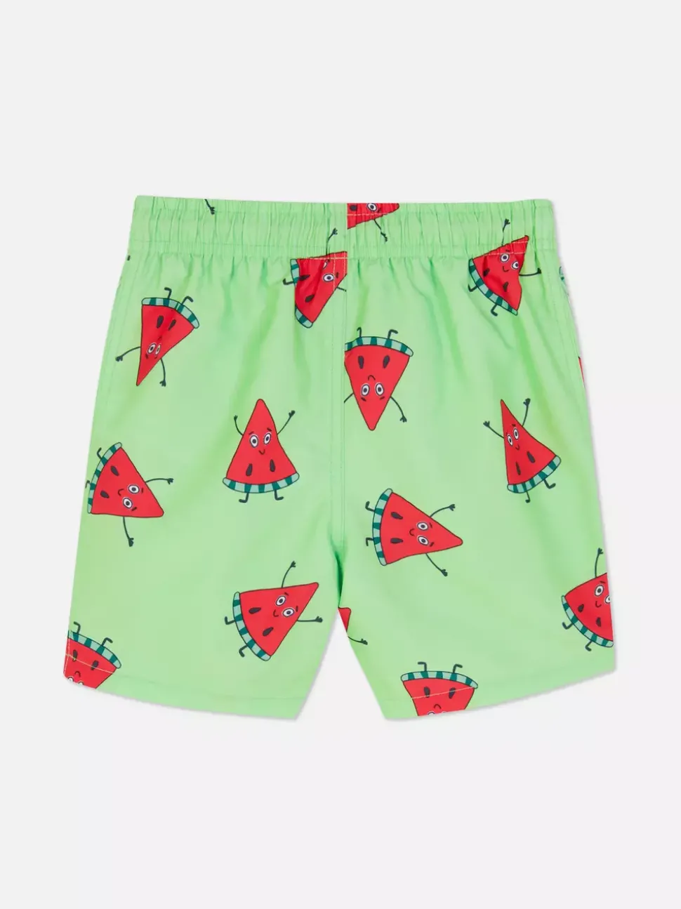 Szorty kąpielowe ze sznurkiem i nadrukiem