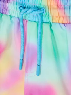 Szorty kąpielowe ze sznurkiem i wzorem tie-dye