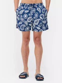 Szorty kąpielowe ze wzorem paisley