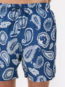 Szorty kąpielowe ze wzorem paisley