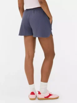 Szorty o waflowej teksturze