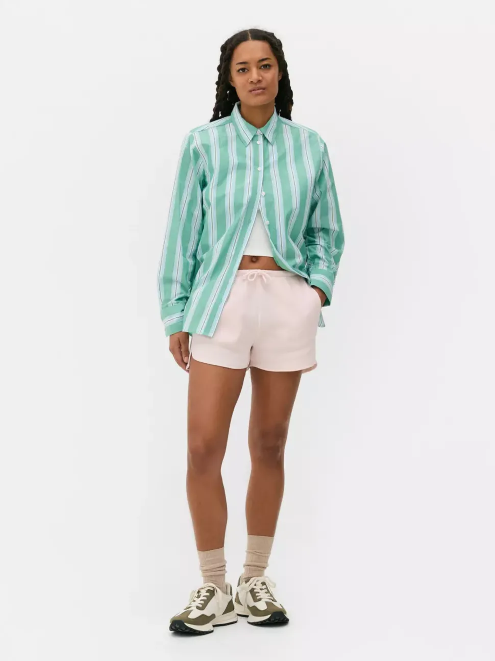 Szorty o waflowej teksturze