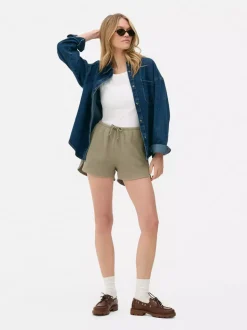 Szorty o waflowej teksturze