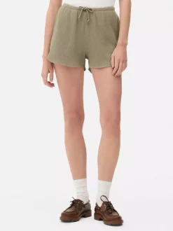 Szorty o waflowej teksturze