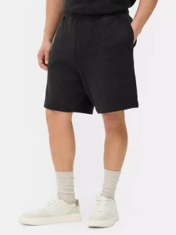 Szorty oversize o waflowej fakturze