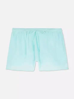 Szorty plażowe z marszczeniami