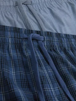 Szorty w kratę ściągane sznurkiem, 2 pary