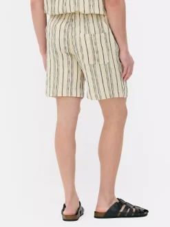 Szorty w paski ze sznurkiem w talii
