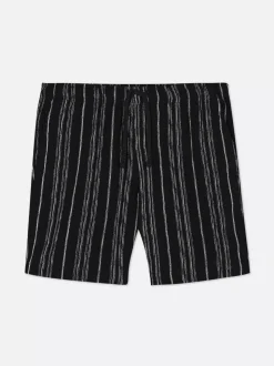 Szorty w paski ze sznurkiem w talii