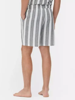 Szorty w paski ze sznurkiem w talii