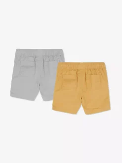 Szorty z tkaniny ściągane sznurkiem, 2 pary