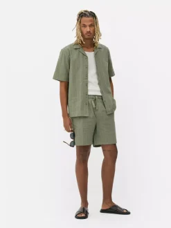 Szorty z tkaniny seersucker, część zestawu