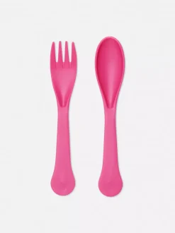 Sztućce plastikowe wielokrotnego użytku, 2 kpl.