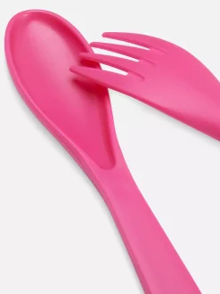 Sztućce plastikowe wielokrotnego użytku, 2 kpl.