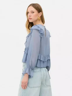 Szyfonowa bluzka Rita Ora