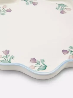 Taca łazienkowa z muszelkowym wykończeniem