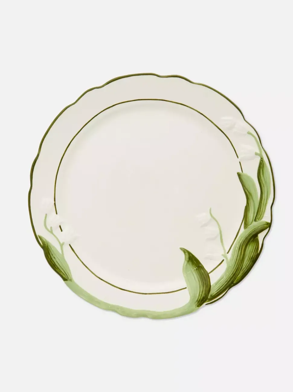 Talerz obiadowy w lilie