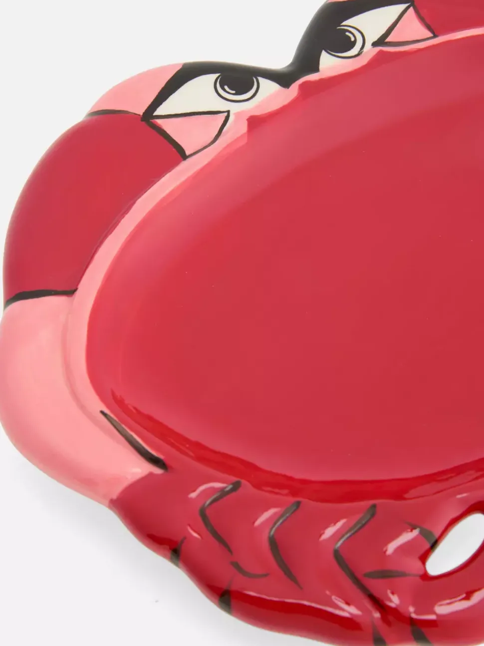 Talerz z motywem kraba