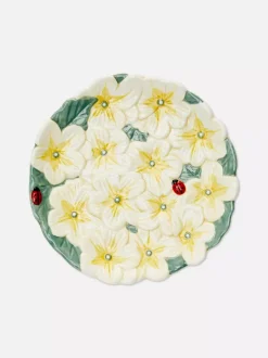 Talerzyk w pierwiosnki i biedronki