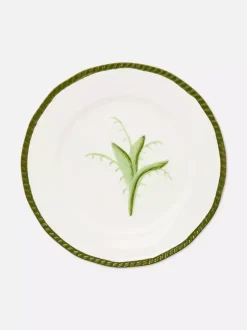 Talerzyki z wytłoczonym motywem lilii