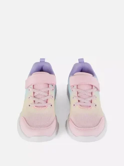 Tęczowe buty sportowe z niską cholewką