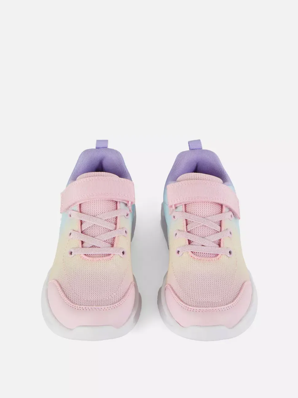 Tęczowe buty sportowe z niską cholewką