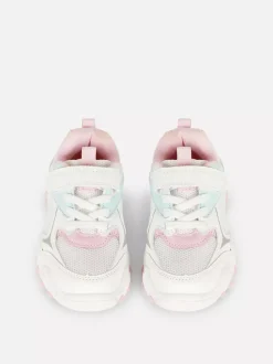 Tęczowe buty sportowe z niską cholewką