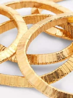 Teksturowane bransoletki, 5 szt.