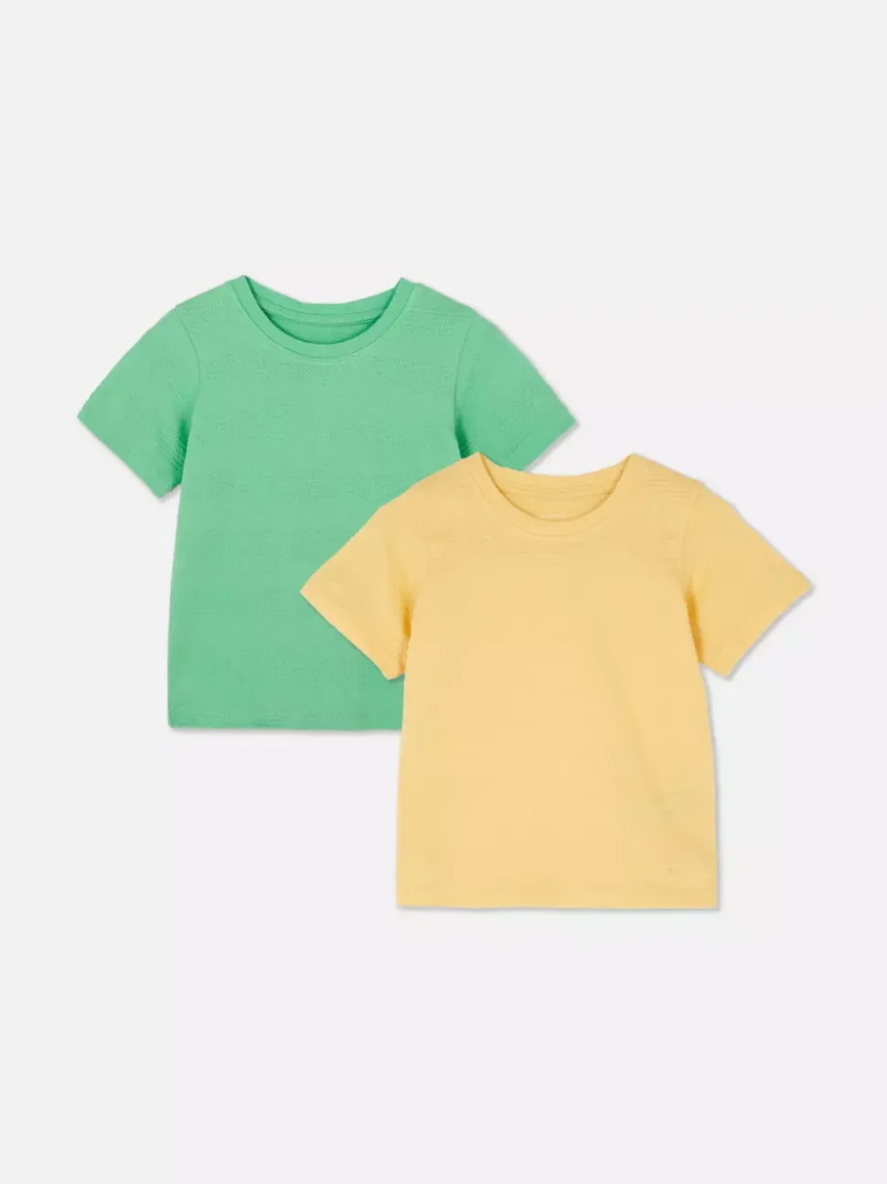 Teksturowane koszulki z okrągłym dekoltem, 2 szt.