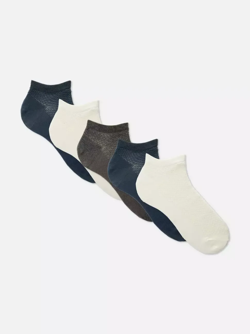 Teksturowane skarpetki do butów sportowych, 5 par