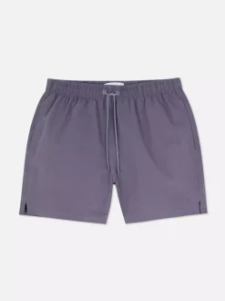 Teksturowane szorty kąpielowe ściągane sznurkiem