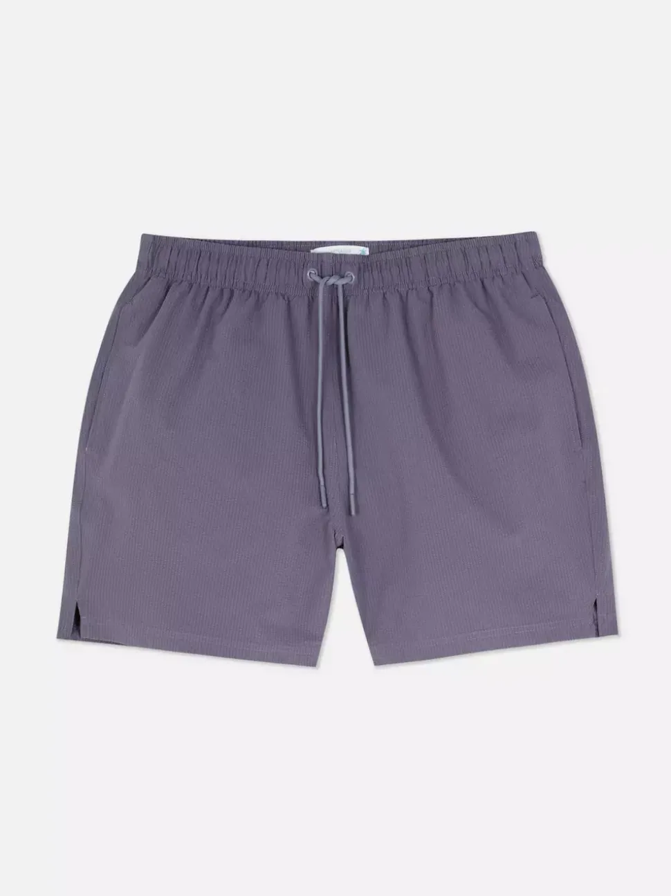 Teksturowane szorty kąpielowe ściągane sznurkiem