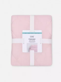 Teksturowany komplet pościeli w romby, rozmiar king