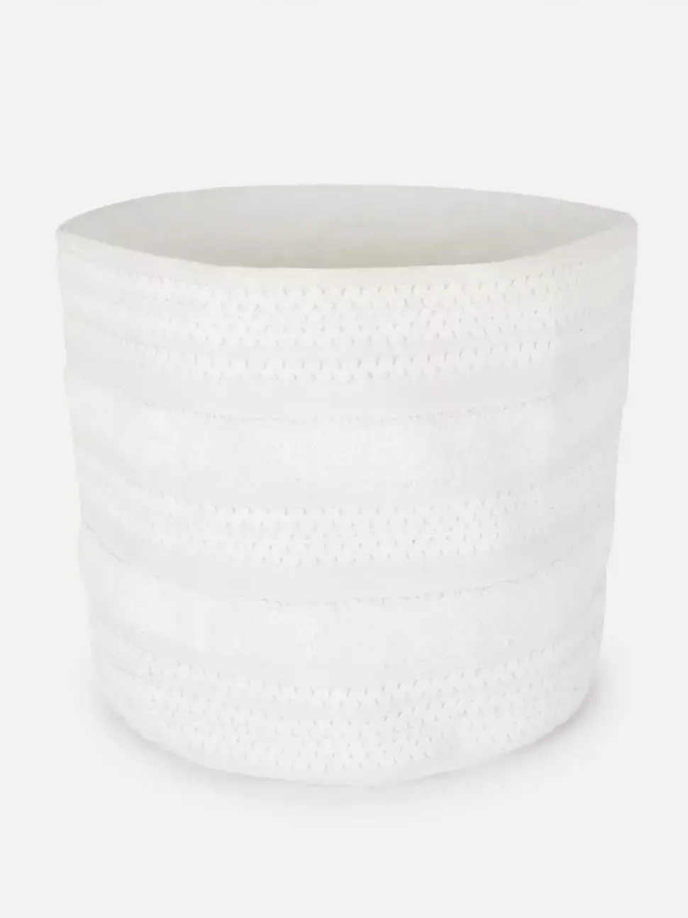 Teksturowany miękki kosz do przechowywania