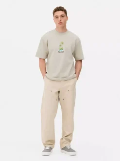 Teksturowany T-shirt Palm Springs