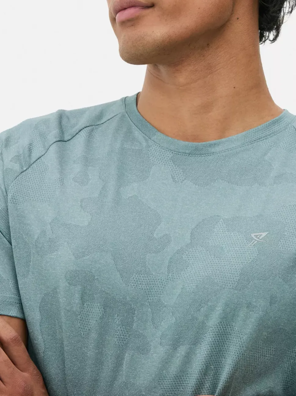 Teksturowany T-shirt treningowy